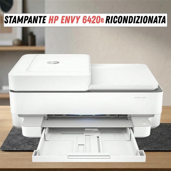 HP ENVY 6420e All-in-One Ricondizionata - Senza Consumabili