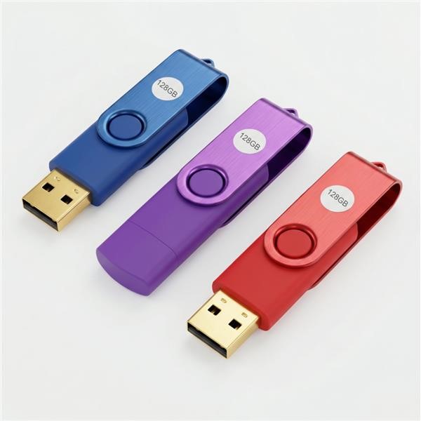 Pen Drive USB Dual-Interface 128GB-COMPENSO PER COPIA PRIVATA SIAE ASSOLTO DALL'IMPORTATORE/DISTRIBUTORE(ART 71-SEPTIES L.633/1941)